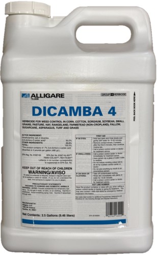 Dicamba 4 - 2.5 Gallons