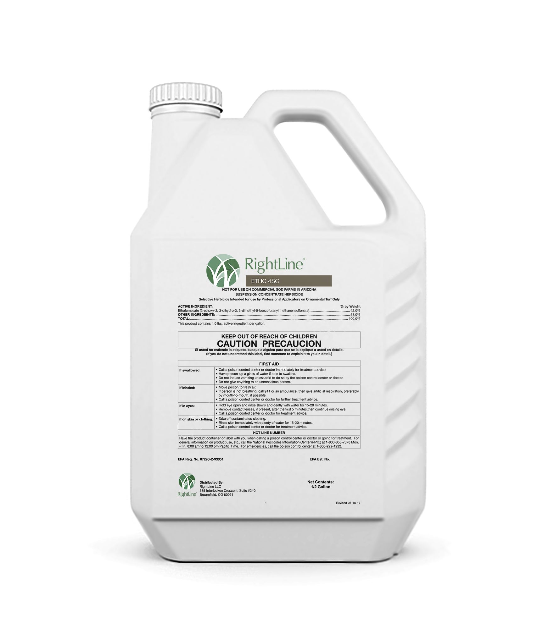 (image for) Etho 4 SC Herbicide - 1/2 Gallon (compare to Prograss)