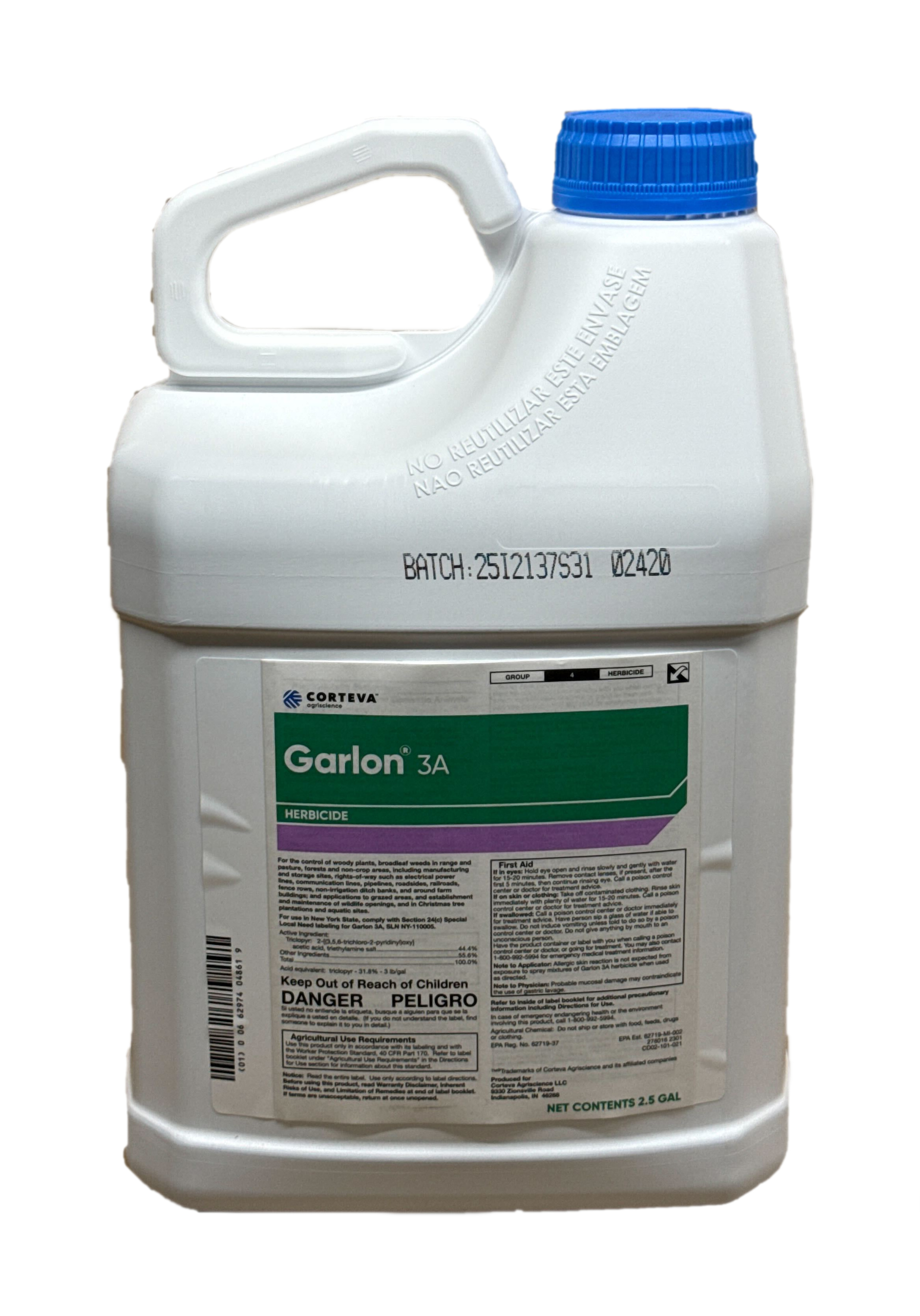 (image for) Garlon 3A Herbicide - 2.5 Gallons
