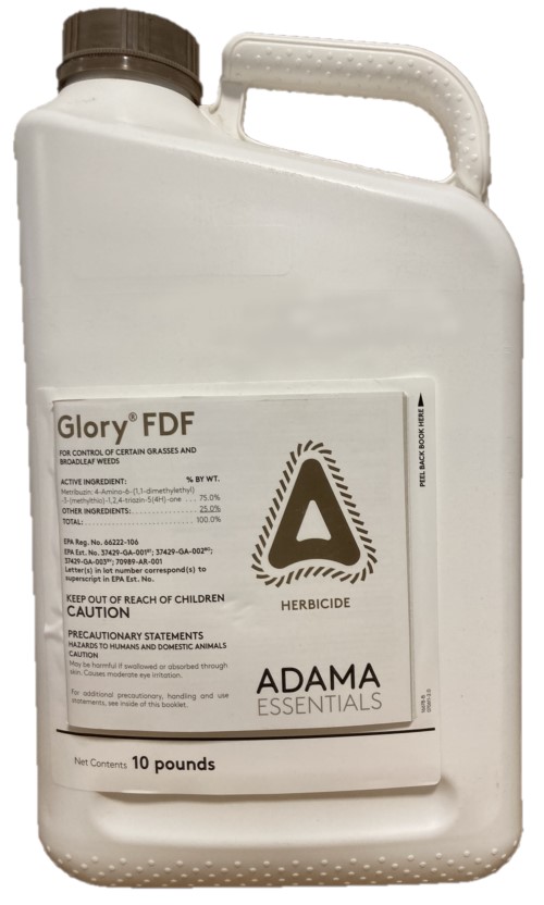 Glory 75DF Herbicide - Metribuzin 75 - 10 Pounds (Same AI as Sencor 75DF or  TriCor) [66222-106] - $124.95 : Keystone Pest Solutions, Low cost herbicides