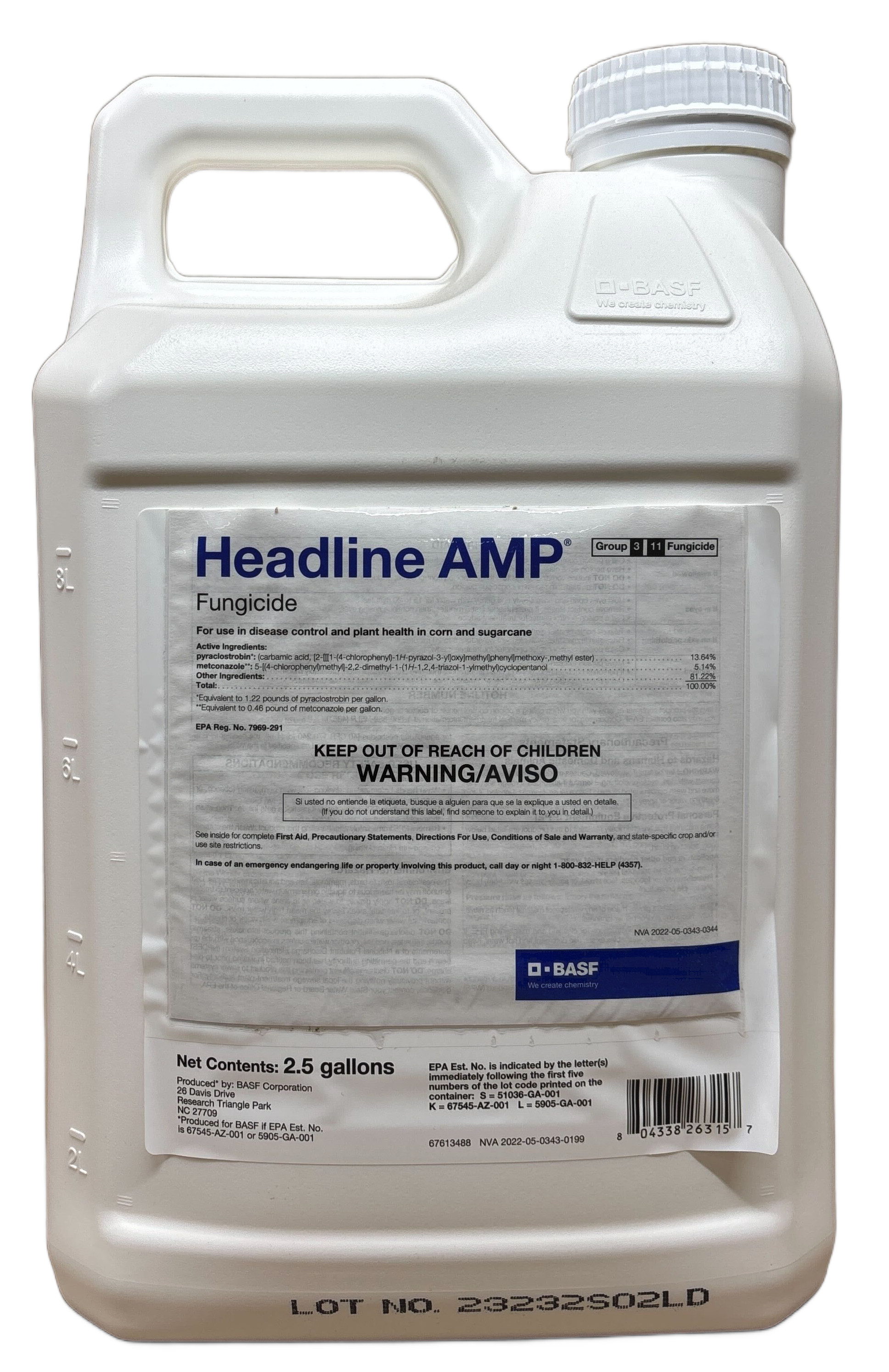 (image for) Headline AMP Fungicide - 2.5 Gallons