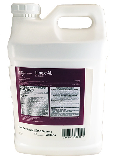 Linex 4L Herbicide - 2.5 Gallons (Same as Lorox) [61842-21] - $359.95 :  Keystone Pest Solutions, Low cost herbicides