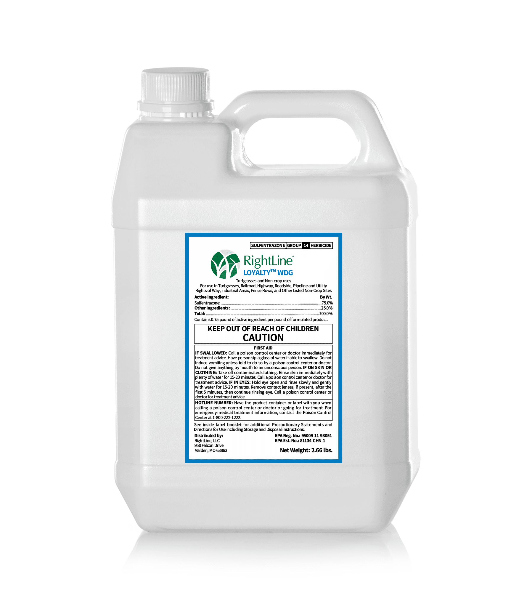 (image for) Loyalty WDG Herbicide - 2.66lb