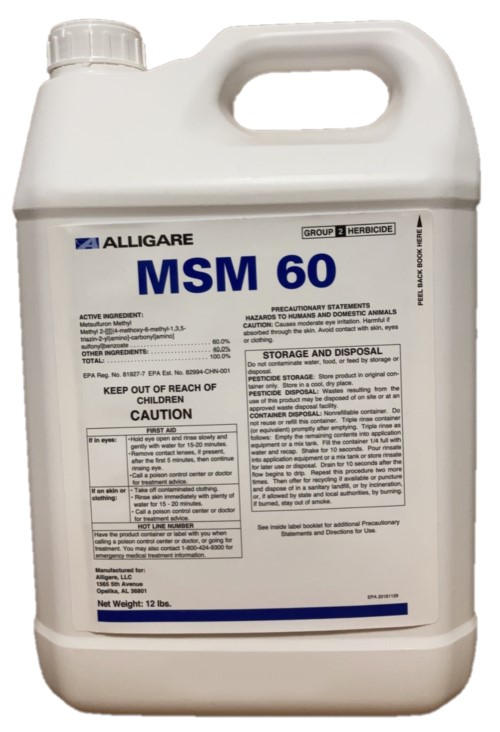 MSM 60DF Herbicide - 12 lb (Replaces Escort XP, Ally, Plotter, Clean  Pasture) [81927-7] - $389.95 : Keystone Pest Solutions, Low cost herbicides