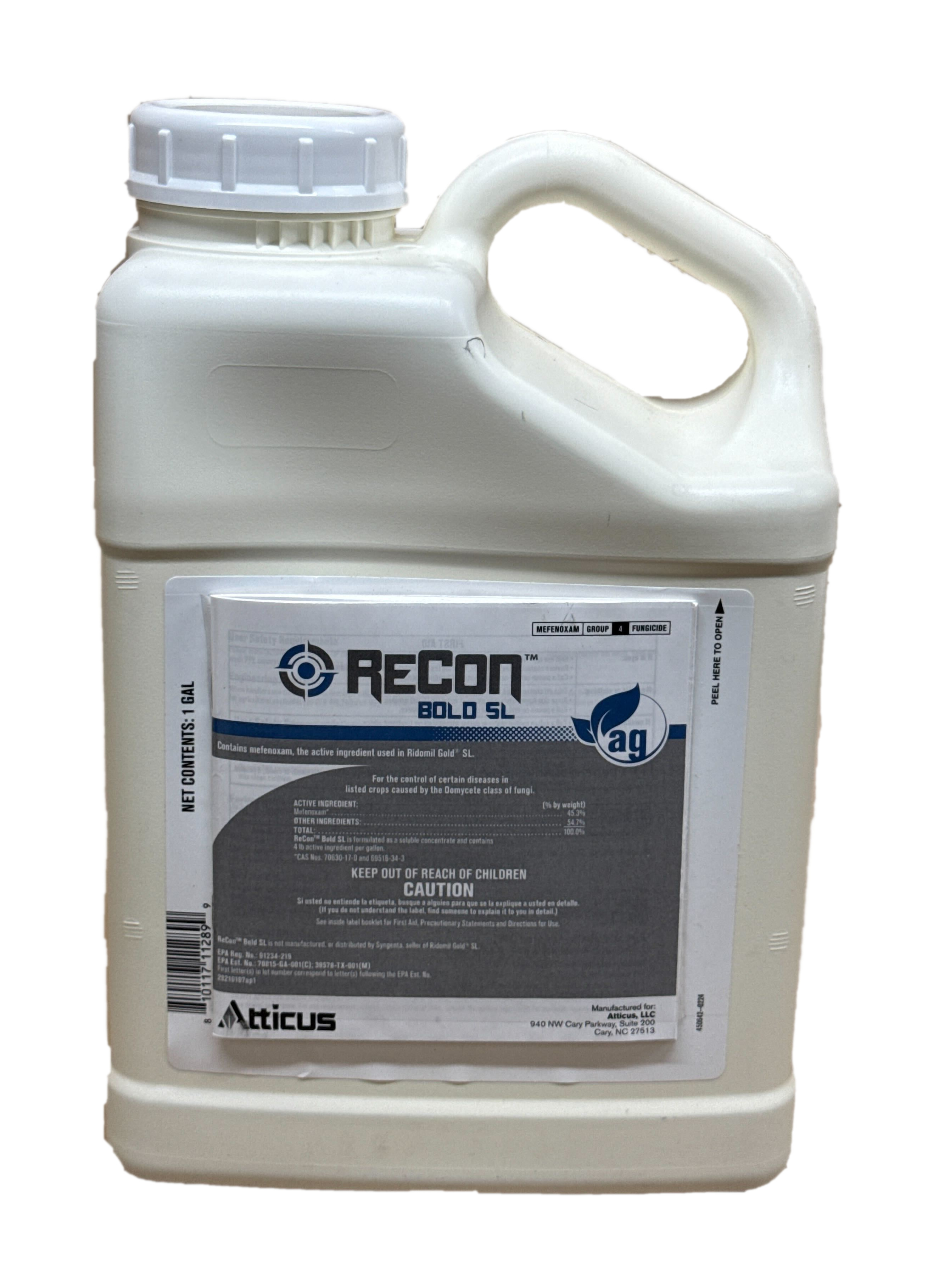 (image for) ReCon Bold SL Fungicide - 1 Gallon (45% Mefenoxam, compare to Ridomil Gold)