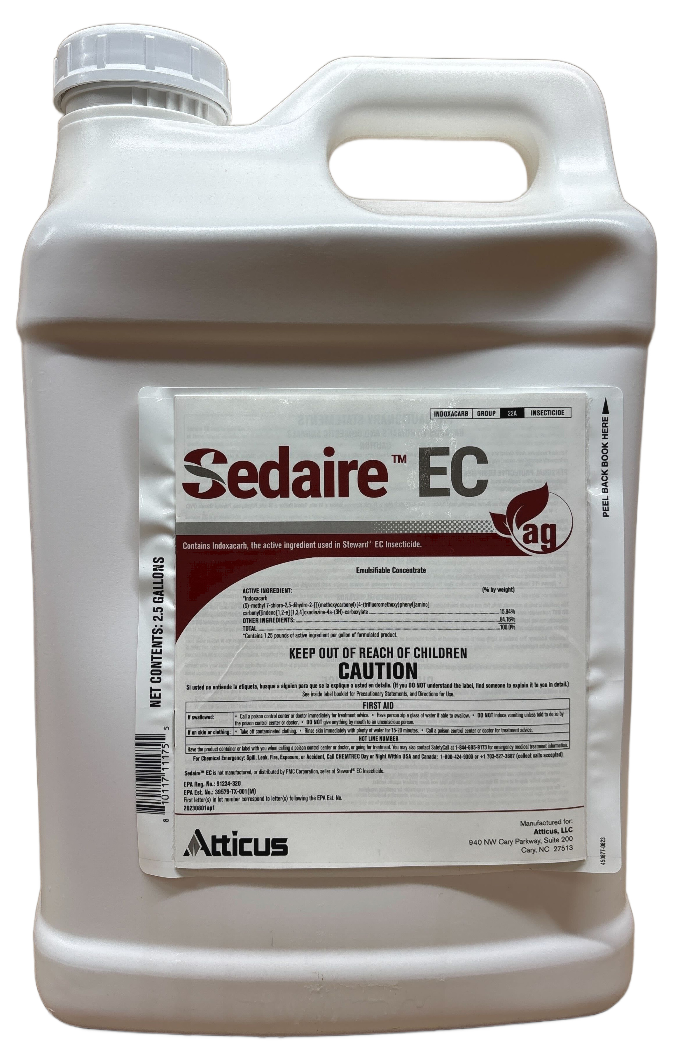 (image for) Sedaire EC Insecticide - 2.5 gallons