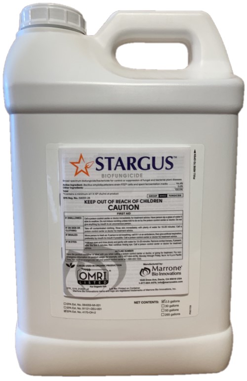 Stargus Organic BioFungicide - 2.5 Gallons - OMRI Certified [84059-28 ...