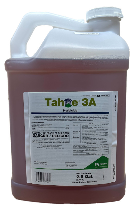 (image for) Tahoe 3 Herbicide - 2.5 Gallons (Replaces Garlon 3A, Triclopyr 3)