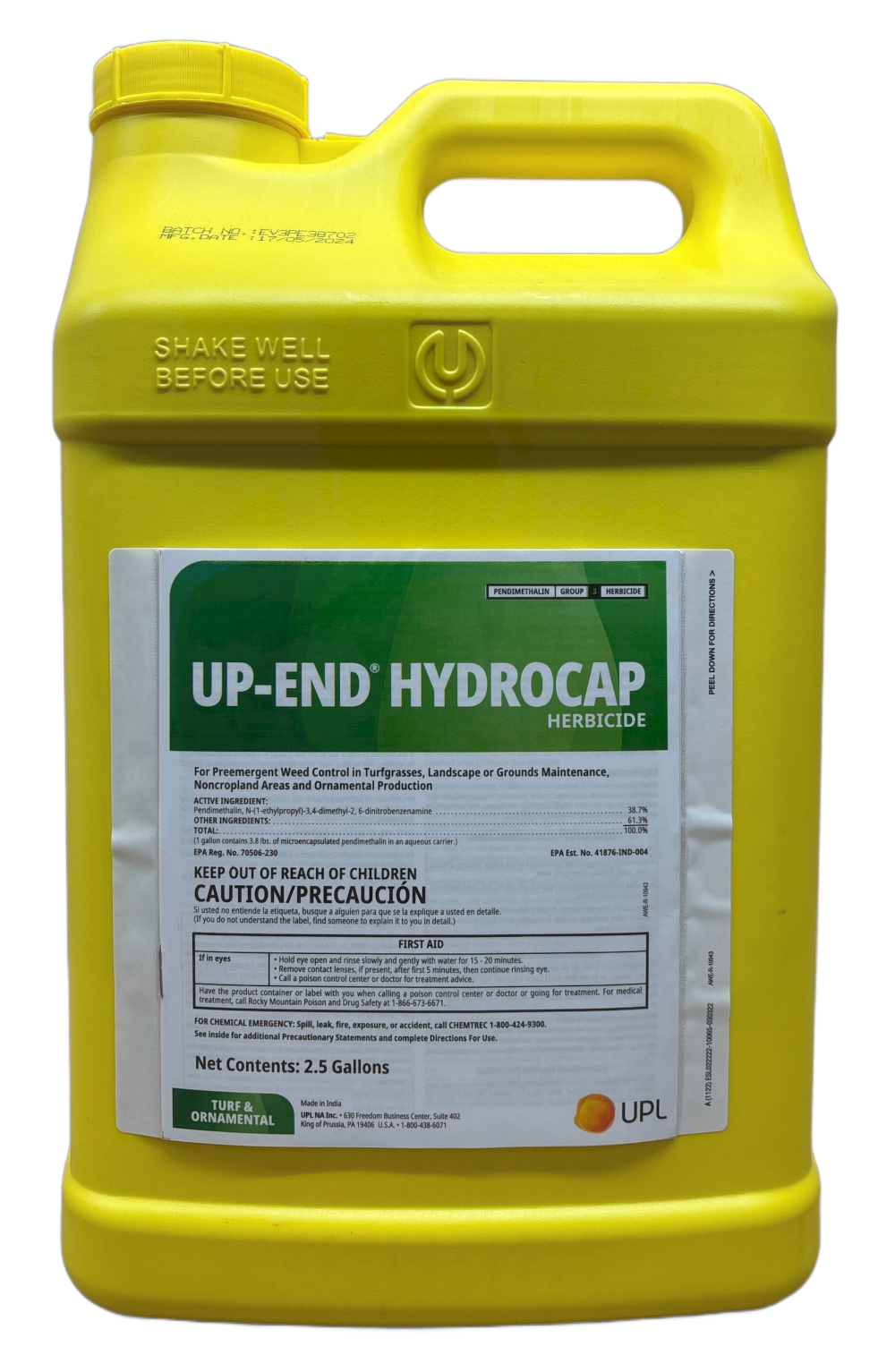 (image for) UP-End Hydrocap Herbicide - 2.5 Gallons (compare to Pendulum AquaCap)