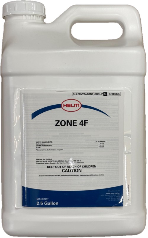 (image for) Zone 4F (Sulfentrazone) Herbicide - 2.5 Gallon (Compare to Spartan 4F, Aquesta 4F)